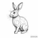 кролик — эскиз тату (№1750252924_0, 18.06.2025 13:22) — Tatufoto.com