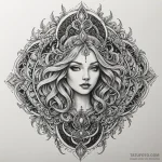 Northern winds tearing veil, concept art for… — эскиз тату (№1750265317_0, 18.06.2025 16:48) — Tatufoto.com