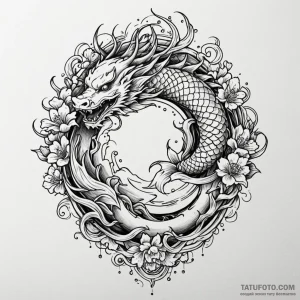 Labyrinth beneath eclipsed stars, tattoo line... - эскиз тату (№1750265510_0, 18.06.2025 16:51) — Tatufoto.com