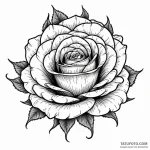Black rose — эскиз тату (№1750267131_0, 18.06.2025 17:18) — Tatufoto.com