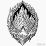 Crystal cave — эскиз тату (№1750269741_0, 18.06.2025 18:02) — Tatufoto.com