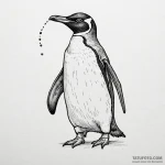 Penguin, tattoo sketch design, soft whip shad… — эскиз тату (№1750275316_0, 18.06.2025 19:35) — Tatufoto.com