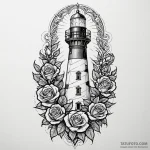Lighthouse, concept art for tattoo, highly de… — эскиз тату (№1750282002_0, 18.06.2025 21:26) — Tatufoto.com