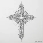Omega (symbol), tattoo line art, vibrant colo… — эскиз тату (№1750282488_0, 18.06.2025 21:34) — Tatufoto.com