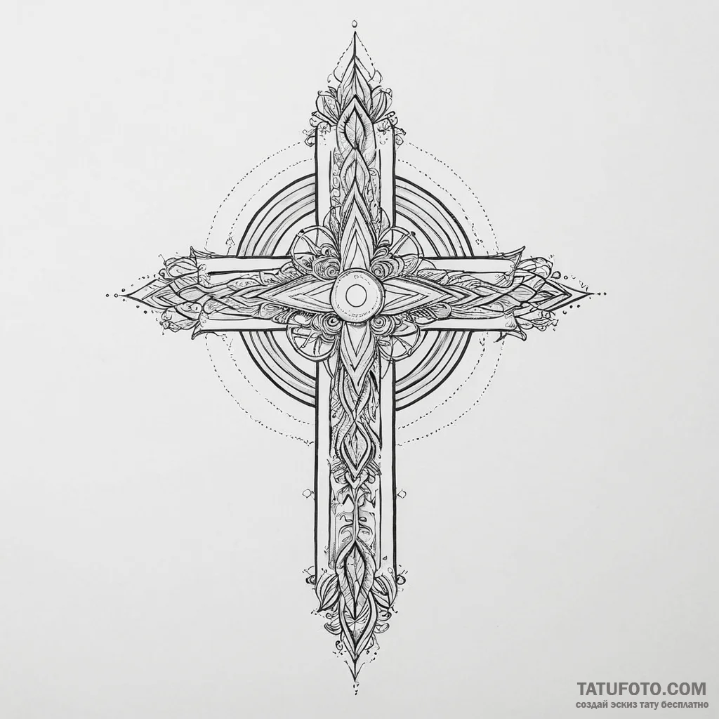 Omega (symbol), tattoo line art, vibrant colo... - эскиз тату (№1750282488_0, 18.06.2025 21:34) — Tatufoto.com