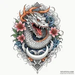 Etched fangs tearing through veil, artistic t… — эскиз тату (№1750284517_1, 18.06.2025 22:08) — Tatufoto.com