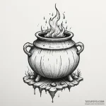 A witch’s cauldron — эскиз тату (№1750288948_1, 18.06.2025 23:22) — Tatufoto.com
