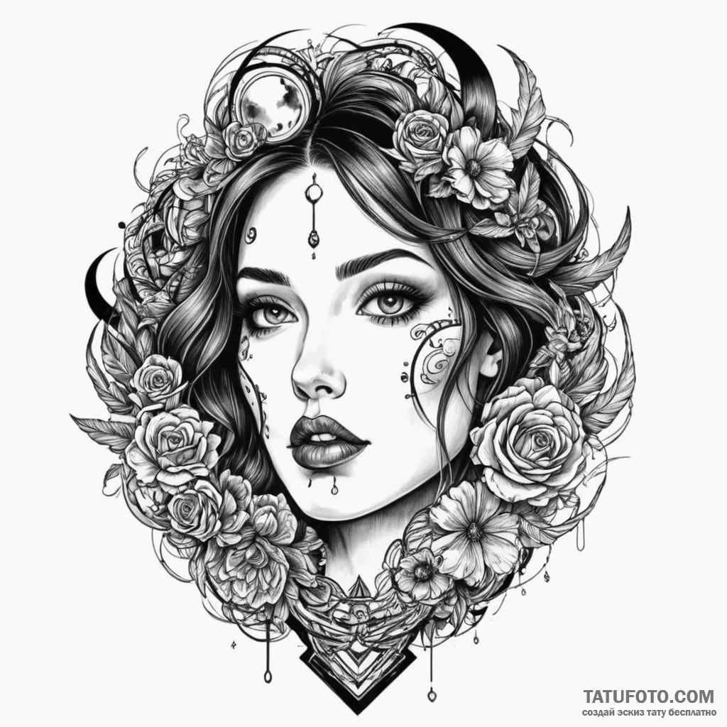 Black mirror swallowing light, tattoo flash s... - эскиз тату (№1750290675_1, 18.06.2025 23:51) — Tatufoto.com
