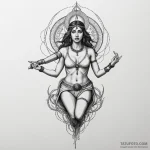 Isis, tattoo sketch design, moderately detail… — эскиз тату (№1750291683_0, 19.06.2025 00:08) — Tatufoto.com