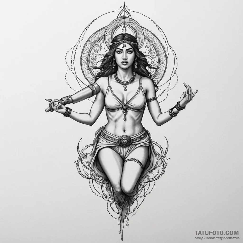 Isis, tattoo sketch design, moderately detail... - эскиз тату (№1750291683_0, 19.06.2025 00:08) — Tatufoto.com