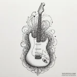 Fender guitar headstock, classic and recogniz… — эскиз тату (№1750292543_0, 19.06.2025 00:22) — Tatufoto.com