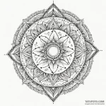 Broken moon with jagged edge, artistic tattoo… — эскиз тату (№1750295064_1, 19.06.2025 01:04) — Tatufoto.com