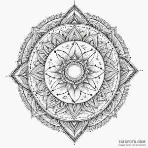 Broken moon with jagged edge, artistic tattoo... - эскиз тату (№1750295064_1, 19.06.2025 01:04) — Tatufoto.com