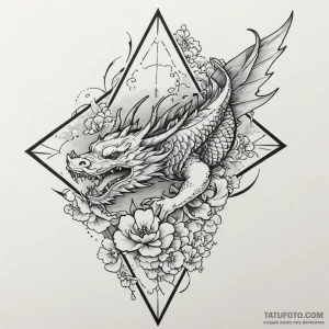 Paper airplane leaving a dotted line trail, t... - эскиз тату (№1750302557_0, 19.06.2025 03:09) — Tatufoto.com