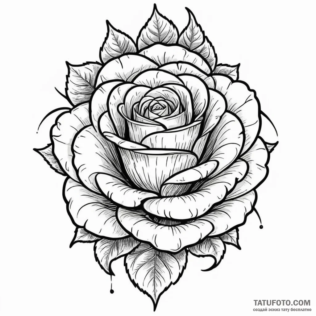 Ancient rose encased in ice, tattoo sketch de... - эскиз тату (№1750305322_1, 19.06.2025 03:55) — Tatufoto.com