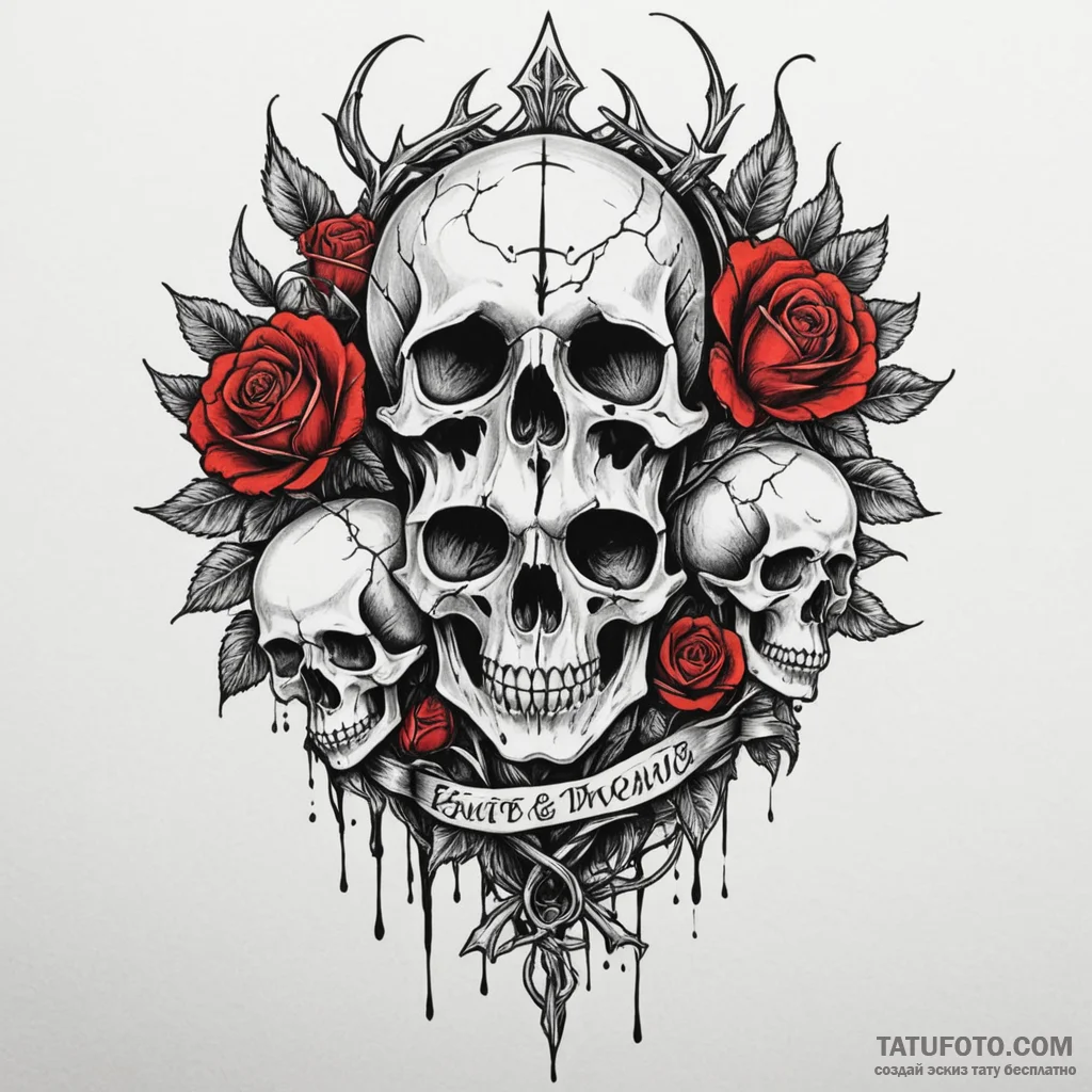 Hidden blade crowned in roots, ink illustrati... - эскиз тату (№1750305464_1, 19.06.2025 03:57) — Tatufoto.com
