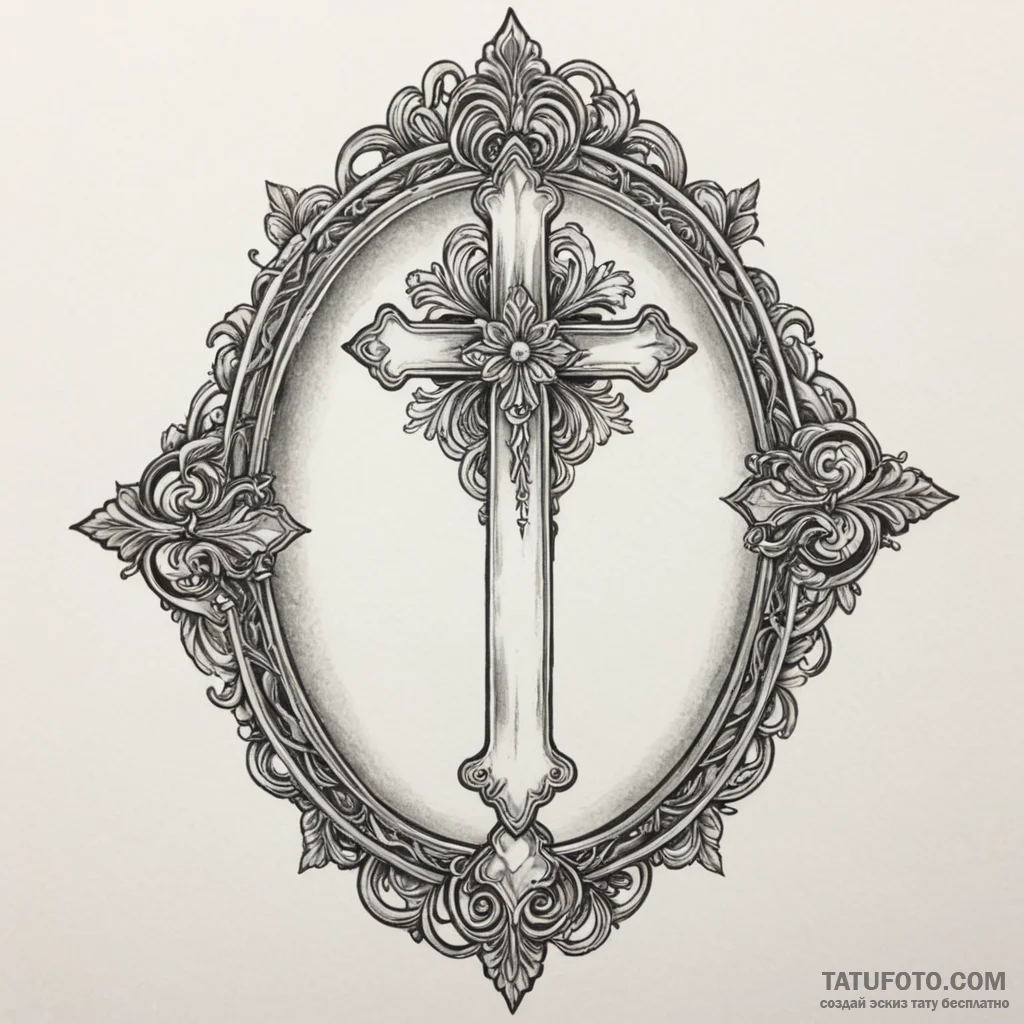 Antique mirror with shadow reflection, tattoo... - эскиз тату (№1750305678_0, 19.06.2025 04:01) — Tatufoto.com