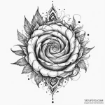 Key forged from celestial fire, tattoo line a… — эскиз тату (№1750307189_0, 19.06.2025 04:26) — Tatufoto.com