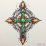 Jade relic through spectral rift, artistic ta… — эскиз тату (№1750310018_0, 19.06.2025 05:13) — Tatufoto.com