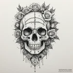 Binary code raining down to form a ghostly hu… — эскиз тату (№1750310950_0, 19.06.2025 05:29) — Tatufoto.com