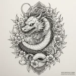Paw, tattoo line art, unique design, original… — эскиз тату (№1750311733_0, 19.06.2025 05:42) — Tatufoto.com