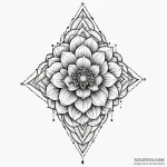 J, tattoo sketch design, on a clean white pap… — эскиз тату (№1750313591_1, 19.06.2025 06:13) — Tatufoto.com