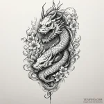 Gleaming dagger beneath bone spire, tattoo li… — эскиз тату (№1750314445_0, 19.06.2025 06:27) — Tatufoto.com