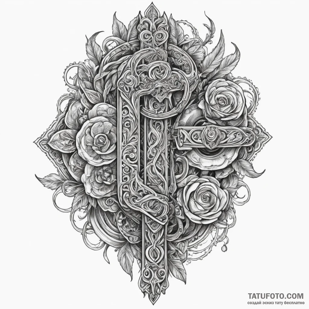 A classic belt of tools, handy,, tattoo line... - эскиз тату (№1750315441_1, 19.06.2025 06:44) — Tatufoto.com