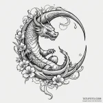 Astronaut sitting on crescent moon, concept a… — эскиз тату (№1750320792_0, 19.06.2025 08:13) — Tatufoto.com
