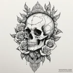 Monomakh’s cap, concept art for tattoo, fine… — эскиз тату (№1750322005_0, 19.06.2025 08:33) — Tatufoto.com