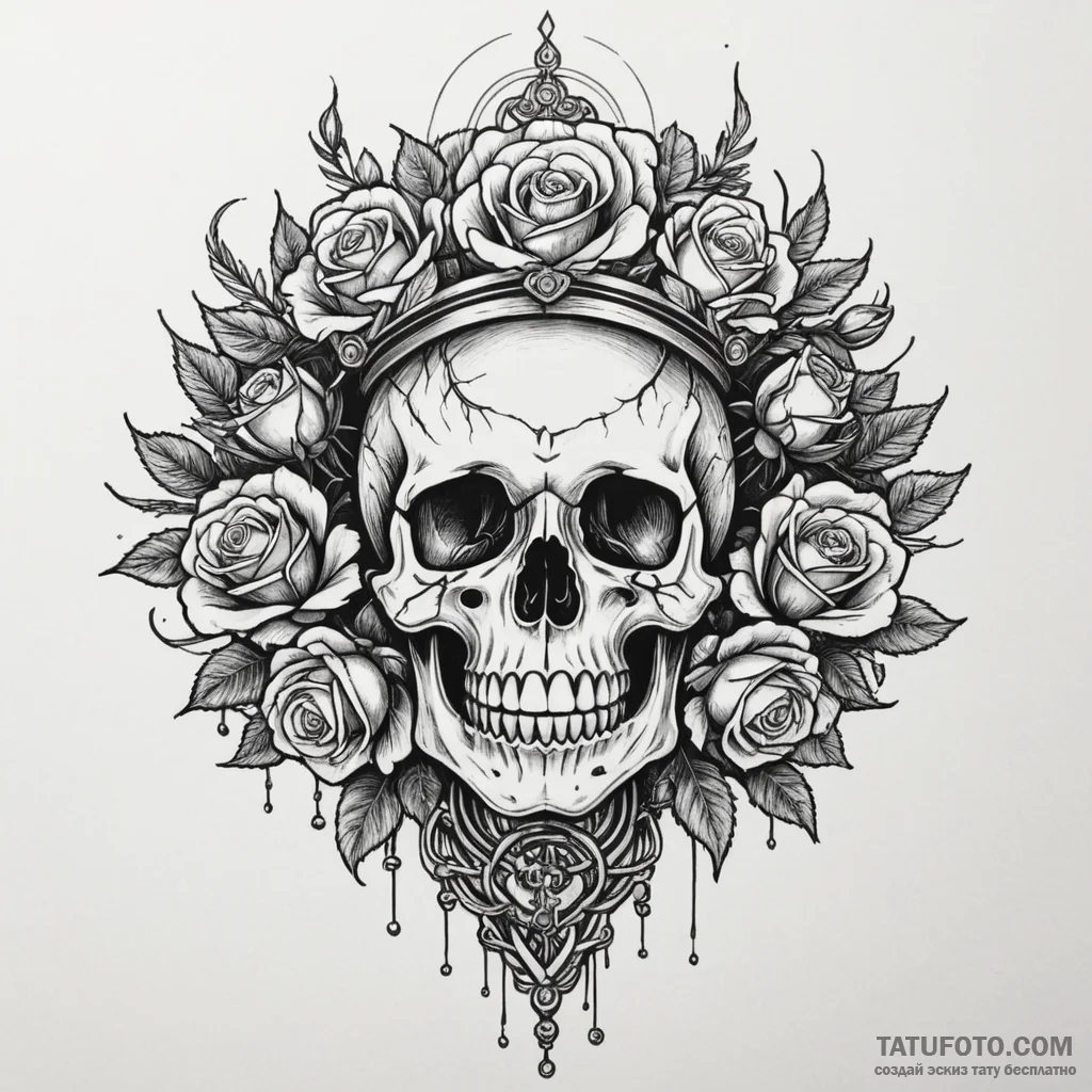 Pine needle crown devouring light, tattoo lin... - эскиз тату (№1750325439_0, 19.06.2025 09:30) — Tatufoto.com