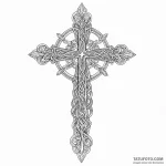 Latin cross — эскиз тату (№1750327175_1, 19.06.2025 09:59) — Tatufoto.com