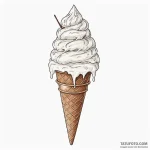 Ice cream — эскиз тату (№1750328172_1, 19.06.2025 10:16) — Tatufoto.com