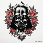 Chicano style tattoo sketch of darth vader’s… — эскиз тату (№1750328875_1, 19.06.2025 10:27) — Tatufoto.com
