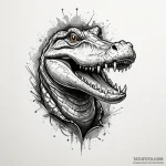 Alligator — эскиз тату (№1750329941_1, 19.06.2025 10:45) — Tatufoto.com