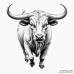 Bull — эскиз тату (№1750330862_0, 19.06.2025 11:01) — Tatufoto.com