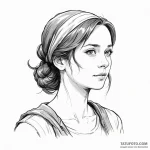 A graphic novel portrait of the main characte… — эскиз тату (№1750331570_1, 19.06.2025 11:12) — Tatufoto.com