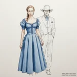 A sketch of the main characters from westworl… — эскиз тату (№1750331711_1, 19.06.2025 11:15) — Tatufoto.com