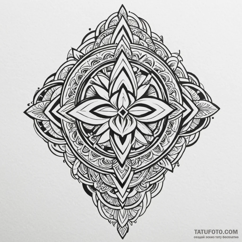 Polynesia (pattern) - эскиз тату (№1750332489_0, 19.06.2025 11:28) — Tatufoto.com