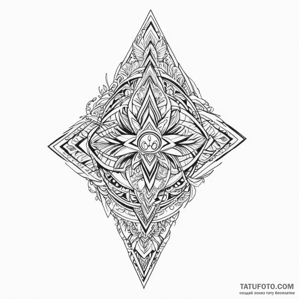 Polynesia (pattern) - эскиз тату (№1750332489_1, 19.06.2025 11:28) — Tatufoto.com