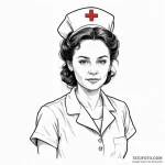 A sketch of nurse ratched from one flew over… — эскиз тату (№1750332631_0, 19.06.2025 11:30) — Tatufoto.com
