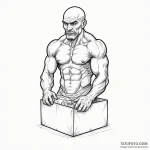 Linework tattoo of the gom jabbar and the box… — эскиз тату (№1750333336_1, 19.06.2025 11:42) — Tatufoto.com