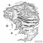 A linework design of the map of middle-earth,… — эскиз тату (№1750340802_0, 19.06.2025 13:46) — Tatufoto.com