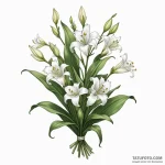 Lilies of the valley — эскиз тату (№1750342024_1, 19.06.2025 14:07) — Tatufoto.com