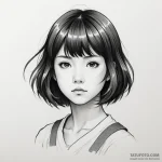 A neo-traditional portrait of chihiro/sen, lo… — эскиз тату (№1750342095_0, 19.06.2025 14:08) — Tatufoto.com