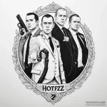 A neo-traditional tattoo of the main characte… — эскиз тату (№1750343096_1, 19.06.2025 14:24) — Tatufoto.com