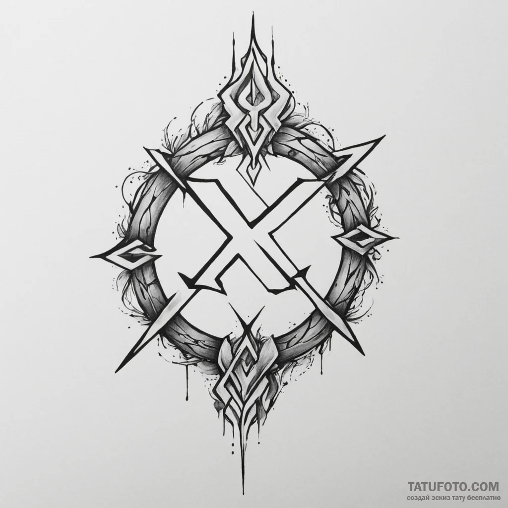 Rune - эскиз тату (№1750344402_0, 19.06.2025 14:46) — Tatufoto.com