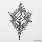 Rune — эскиз тату (№1750344402_1, 19.06.2025 14:46) — Tatufoto.com