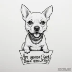 A chicano lettering tattoo «are you gonna bar… — эскиз тату (№1750344475_1, 19.06.2025 14:47) — Tatufoto.com