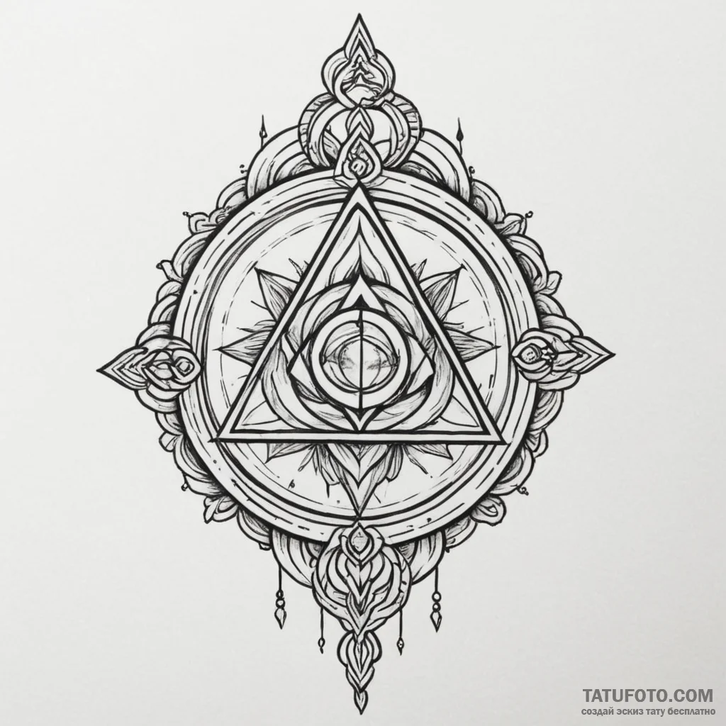Amulet - эскиз тату (№1750345208_0, 19.06.2025 15:00) — Tatufoto.com